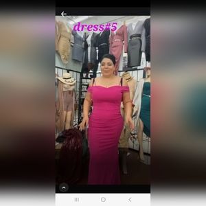 Gorgeous long colorful gown